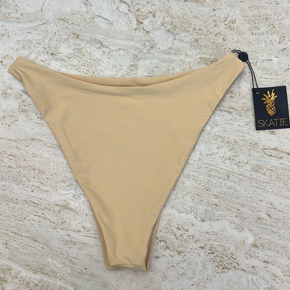 SKATIE nude swim bottom - women’s size large neutral staple - Picture 2 of 7